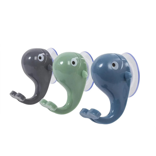 H.E. Whale Suction Cup Hook