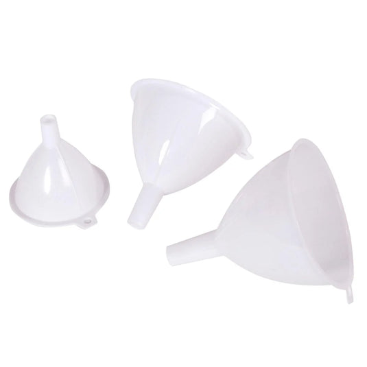 l. Gourmet set/3 Plastic Funnels t.o.c