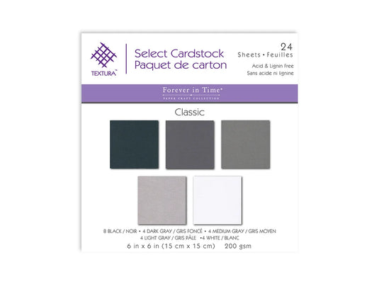 Cardstock: 6"x6" Textura Select Packs N) Classic