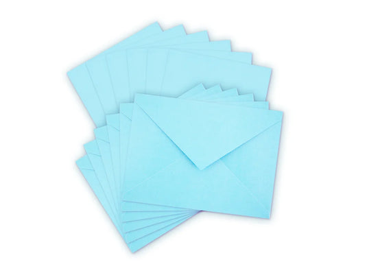 Cardmaking: 4.5"x6" Cards + Envelopes 6sets A6 C) Baby Blue