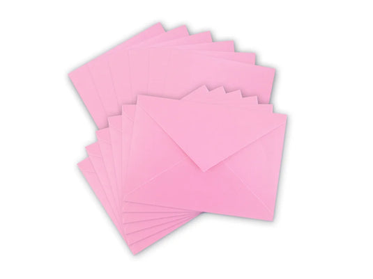 Cardmaking: 4.5"x6" Cards + Envelopes 6sets A6 D) Baby Pink