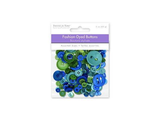 Button Embellishment: 60g Fashion-Dyed Medley D) Meadow