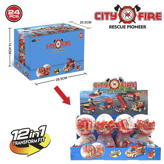 Fire Truck Building Blocks