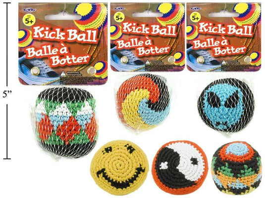 2.25" Toy Kick Ball, net bag w/header