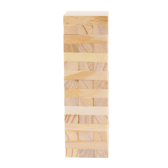 48-pc Tumbling Wood Block Tower, p/bx