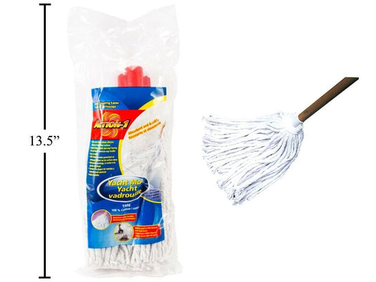 Action-1, Yacht Mop Refill, 150g Pure white, poly bag