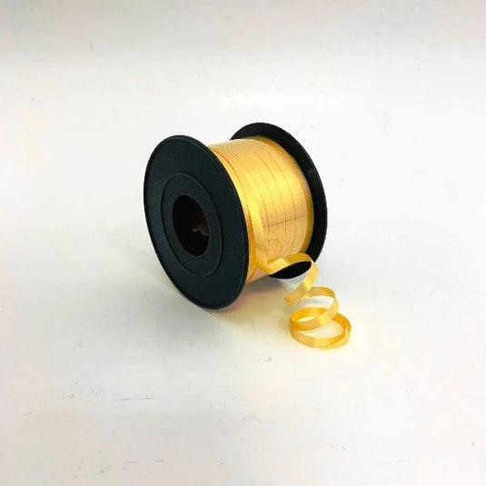 CURLING RIBBON IN SPOOL 200YARD, MATTE GOLD