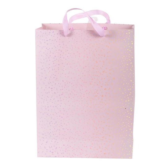 Paper T., DLX Jumbo Gift Bag, Pink Spkle, Matte 210GSM, HS Tag +j-hook