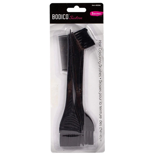 Bodico 3-pc Hair Coloring Brushes, b/c(HZ)