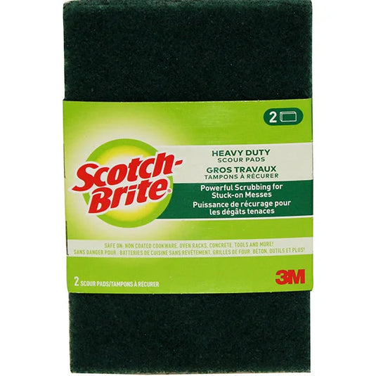 Scotch Brite Heavy Duty Scour Pads 2Pk