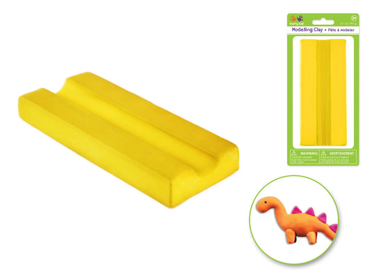 Krafty Kids: Modelling Clay 190g Solid Colors H) Yellow