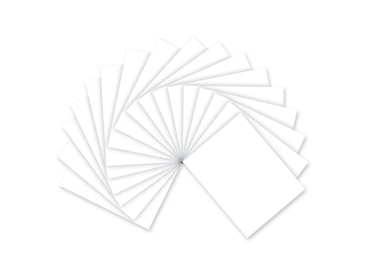 Fun Foam Sheets: 9"x12" Bulk 2mm Barcoded Sheets I) White