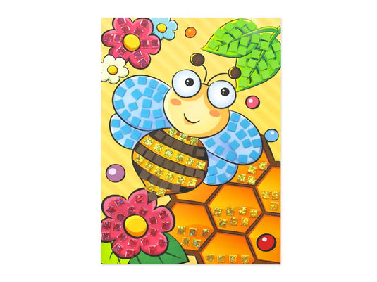 Krafty Kids Kit: DIY Foam Mosaic Kit A) Bee