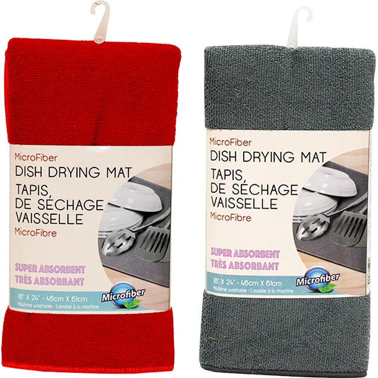 DISH DRYING MAT ASSORTED COLORS