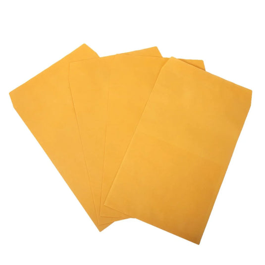 O.WKs. 4-pc Kraft Envelopes, Peel & Seal, 10 x 15", lbl (HZ)