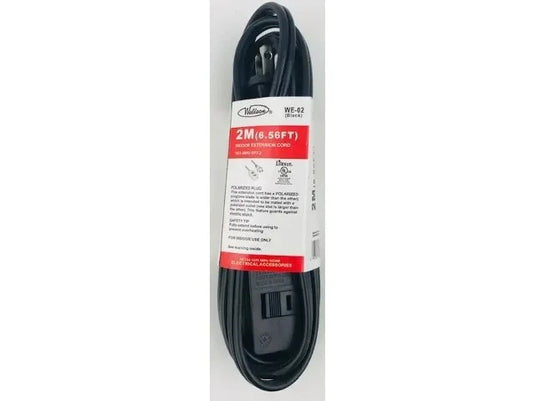 2M ELECTRICAL EXTENSION CORD (CUL) (BLACK)