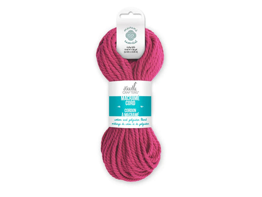 Needlecrafters: 4mm Macramé Cord 25yds (22.8m) G) Berry