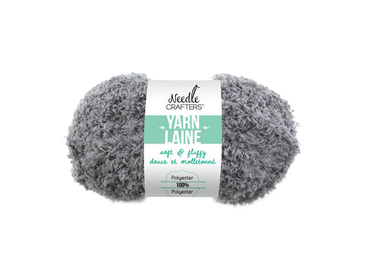 Needlecrafters: 50g Soft'n'Fluffy Yarn E) Grey