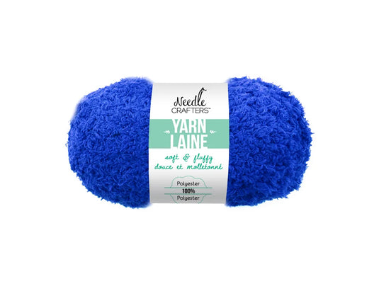 Needlecrafters: 50g Soft'n'Fluffy Yarn V) Royal Blue