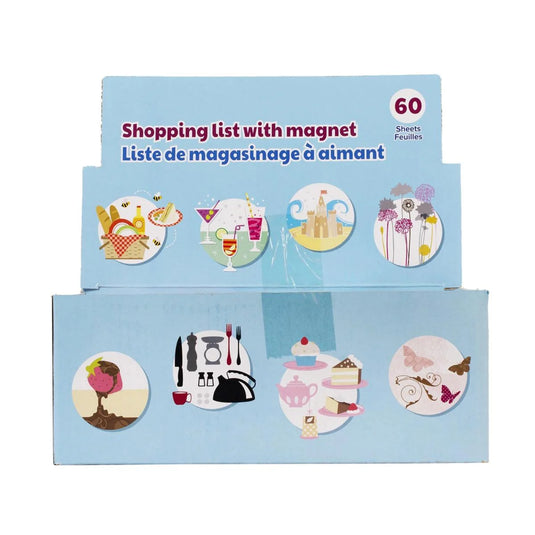 60-sheet Shopping List w/Magnets