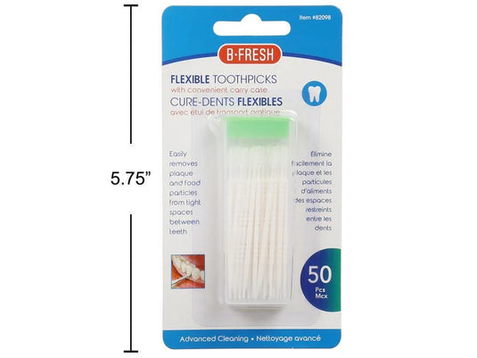 Bodico 50-pc Flexible Toothpicks, b/c