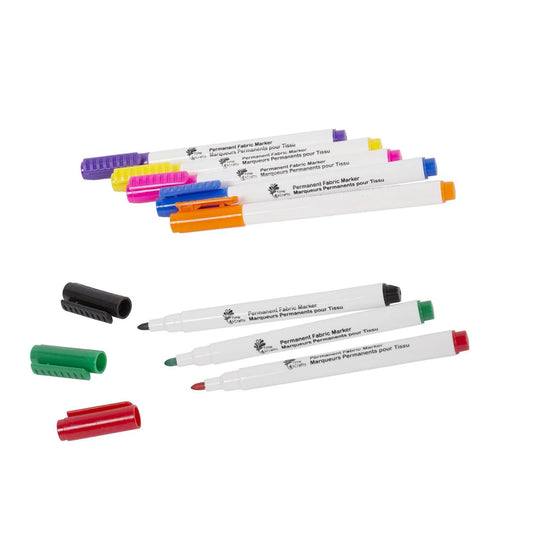 T4C,8pcs Permanent Fabric Markers b/c