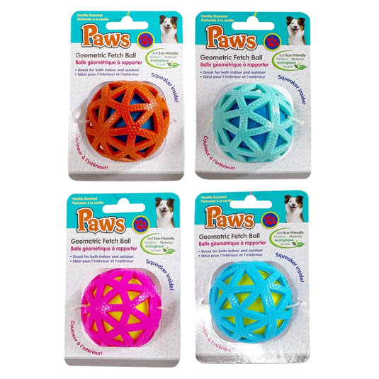 PAWS Geometric Fetch Ball, 2.75", TOC