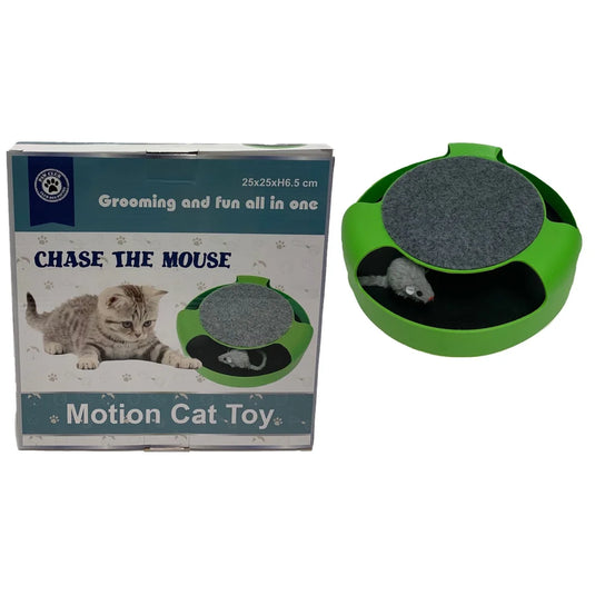 PAW CLUB JOUET POUR CHAT/ MOTION CAT TOY "CHASE THE MOUSE" 25cmX25cmX6.5cm