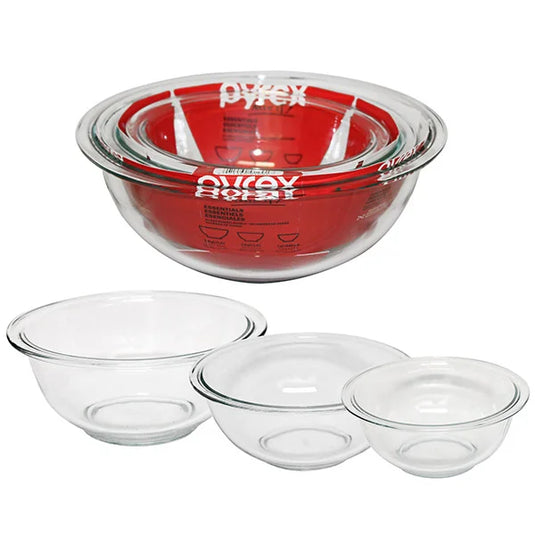 PYREX MIXING BOWL SET 3PC