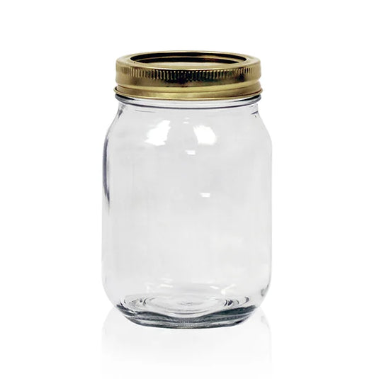 Jar Mason 500ml 12 Pack 2 PC SNAP Lids