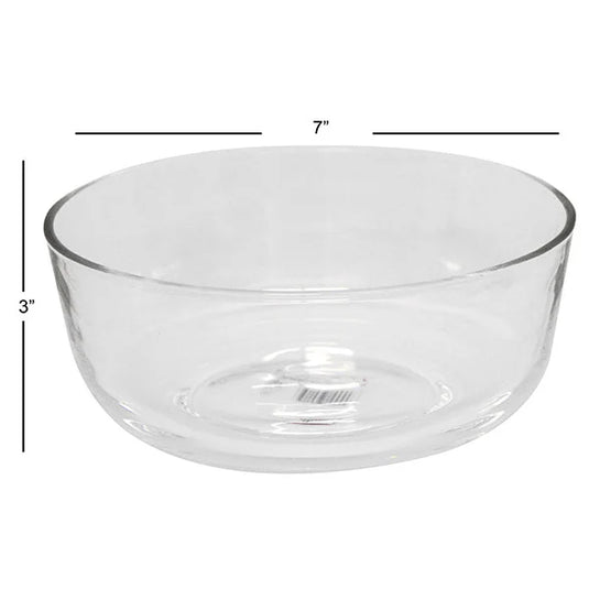 GLASS SALAD BOWL