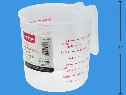 Luciano 2-cup Measuring Cup, label (HZ)