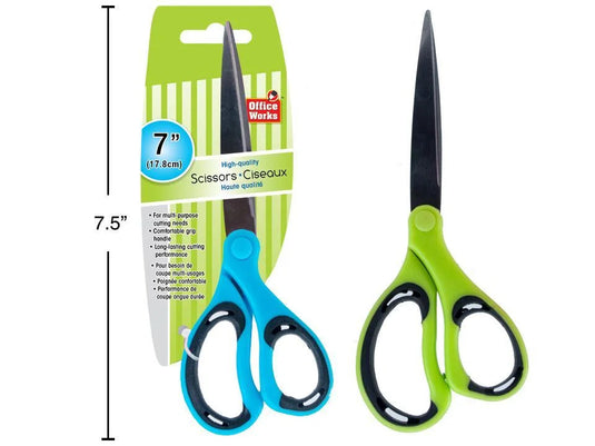 O.Wks. 7" Premium Quality Scissors, toc