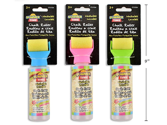 1-5/8in (Dia) x 6.25in (H) Washable Chalk Roller. 50g Powder. Blister.