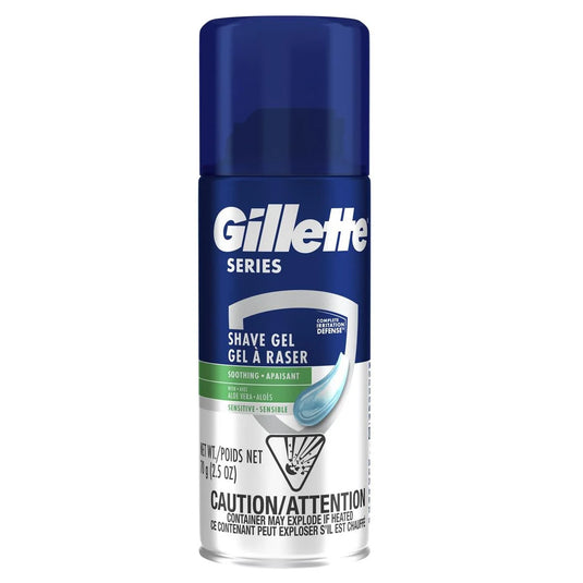 P&G, GILLETTE SERIES Shave Gel Soothing, 2.5OZ (70g)