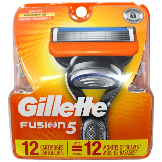 GILLETTE FUSION5 12CARTS