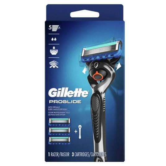 GILLETTE 5 PROGLIDE 1RZR+3CARTS