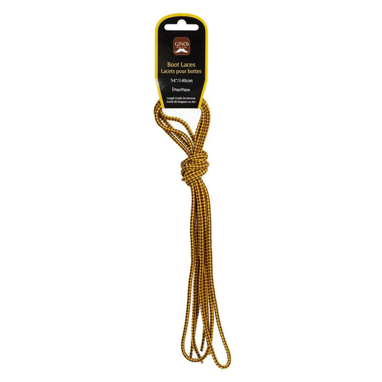 Gino's 54" Boot Laces, Yellow Brown H/C(HZ)