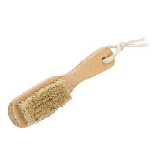 Gino's Shoe Brush with Edge Cleaner Tie on card