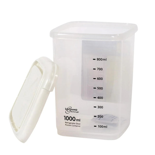 L.Gourmet 1L Storage Container, colour label