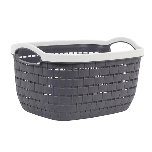 H.E. Storage Basket, Small Black,9.4x6.8x5.1", sticker