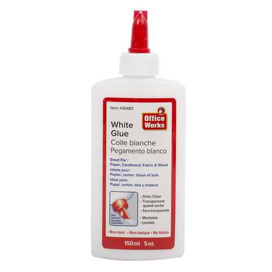 O.WKs. 150ml White Glue, b/c (HZ)