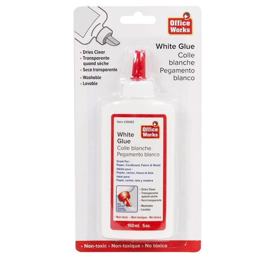 O.WKs. 150ml White Glue, b/c (HZ)