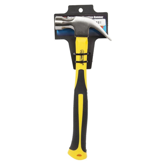 Master Pro, 12oz Curved Claw Fiberglass Hammer, toc